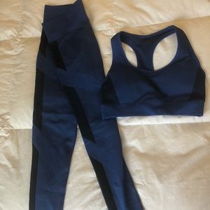 Forever 21 workout legging and sports bra set